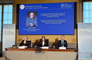 فرانسيس هالزن يفوز بجائزة نوبل في الفيزياء لعام 2026
