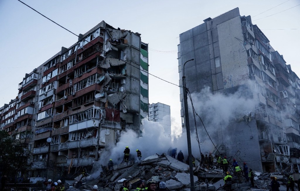Russia Launches Massive Drone and Missile Barrage on Ukraine, Killing at Least 8