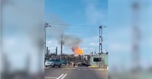حريق يوقف العمل في ثاني أكبر مصافي النفط في فنزويلا